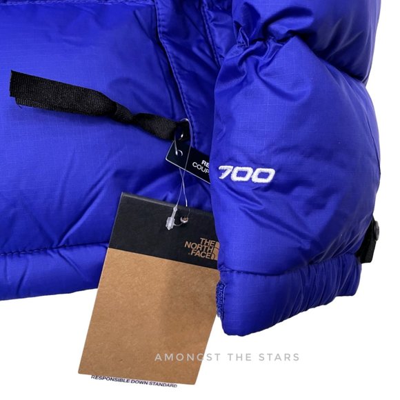 The North Face 1996 Retro Nuptse 700 Lapis Blue Puffer Jacket - Picture 13 of 15